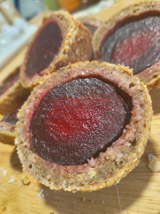 Jerk Beet Scotch 'Egg'