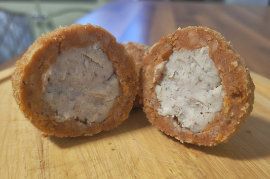 Cheesy Beans Scotch 'Egg'